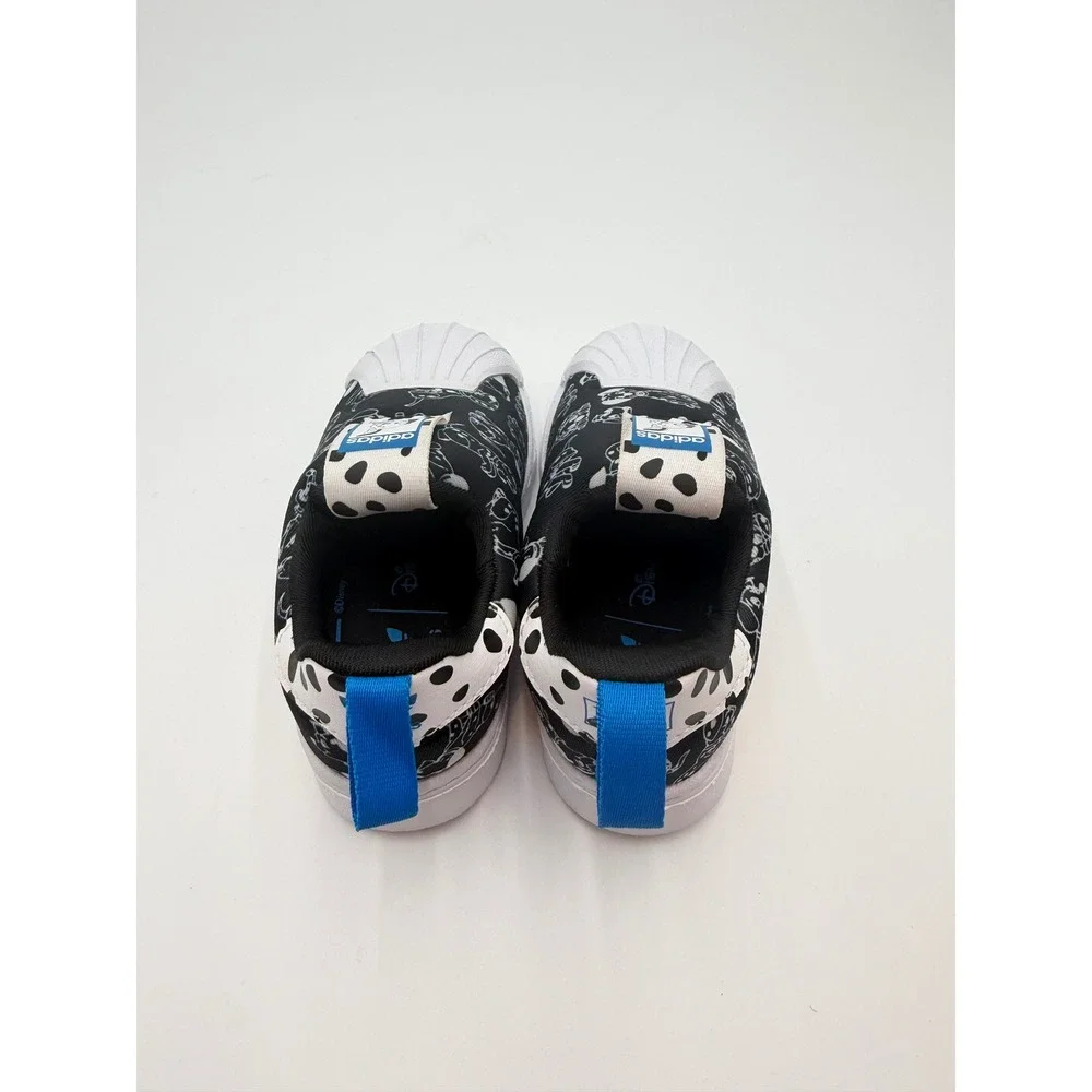 Adidas Superstar 360 Disney 101 Dalmatians Toddler Shoes Black White size 6